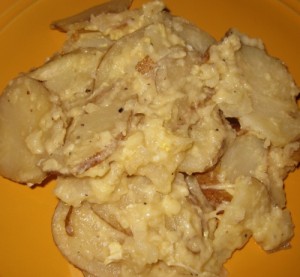 Dutch Oven Delmonico Potatoes All Done! Dutch Oven Delmonico Potatoes All Done!