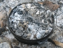 Dutch Oven in Backyard