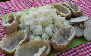 Scooped Out Potato Flesh