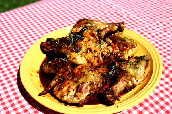 Rosemary Mustard Chicken with Sauce